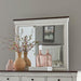 Hillcrest Rectangular Dresser Mirror Dark Rum and White image