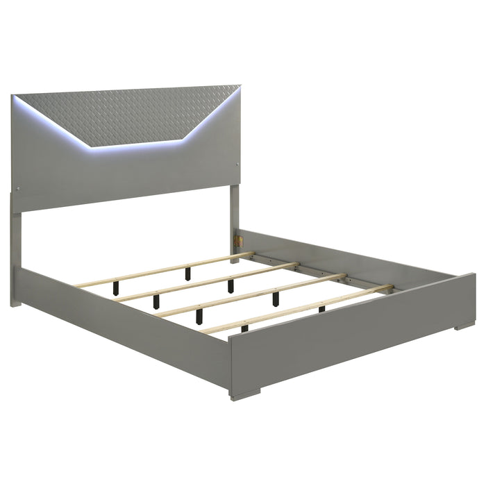 Ives Panel Bed with LED Lighting
