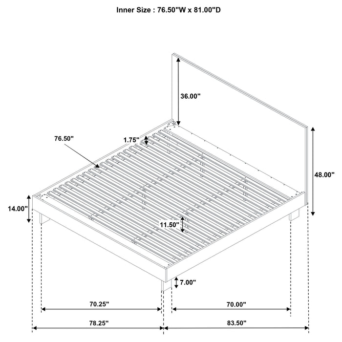 Glenwood Panel Platform Bed