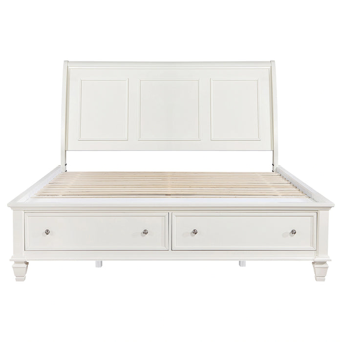 Sandy Beach Panel Platform Storage Bed