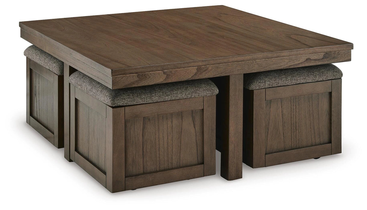 Boardernest Coffee Table with 4 Stools