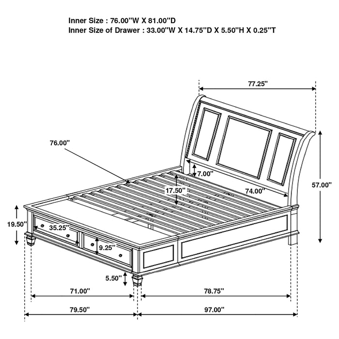 Sandy Beach Bedroom Set