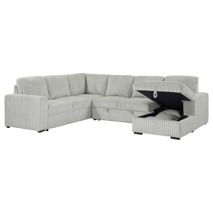 Devonshire Pull-Out Sleeper Sectional Sofa