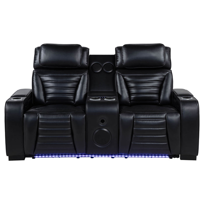 Zuma Dual Power Reclining Loveseat