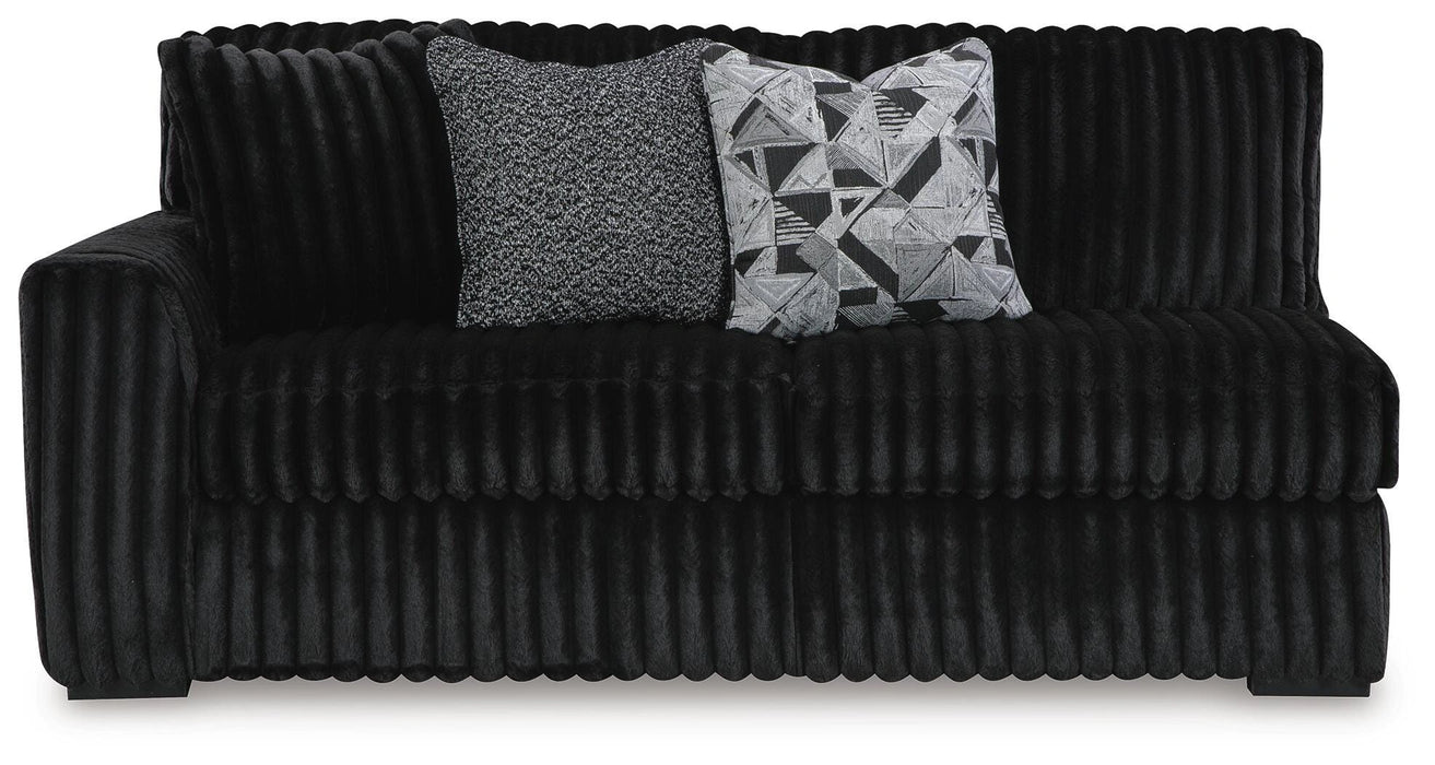 Midnight-Madness Sectional with Chaise
