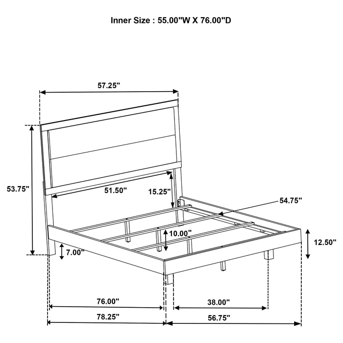 Trenton Panel Bed
