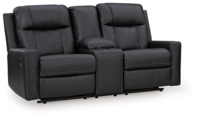 Mackmenville Reclining Loveseat with Console