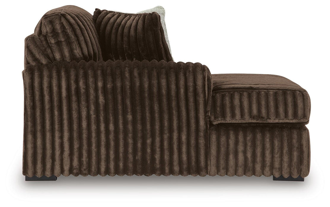 Midnight-Madness Sectional with Chaise