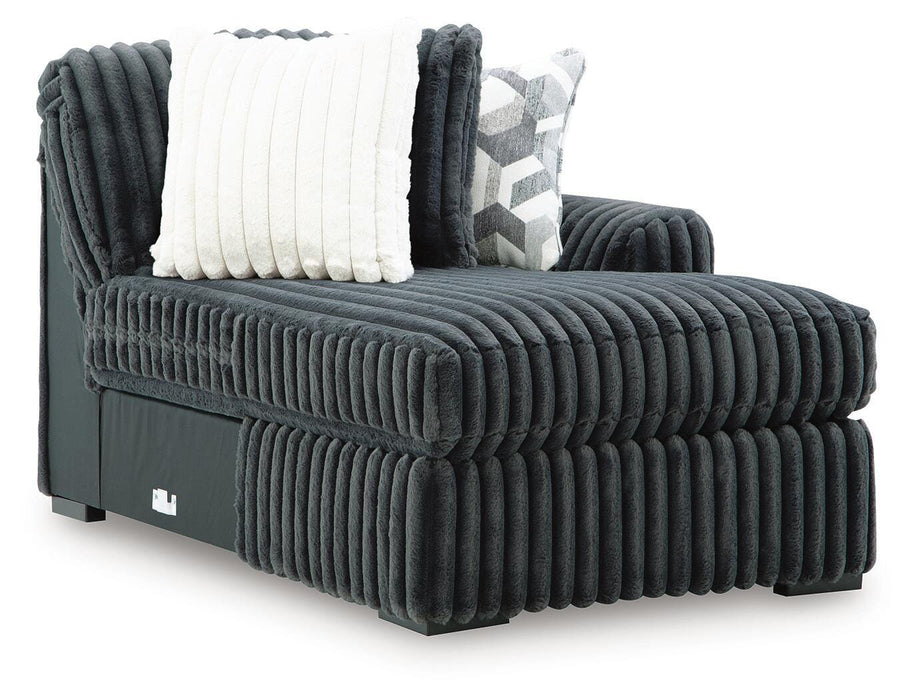 Midnight-Madness Sectional Sofa with Chaise