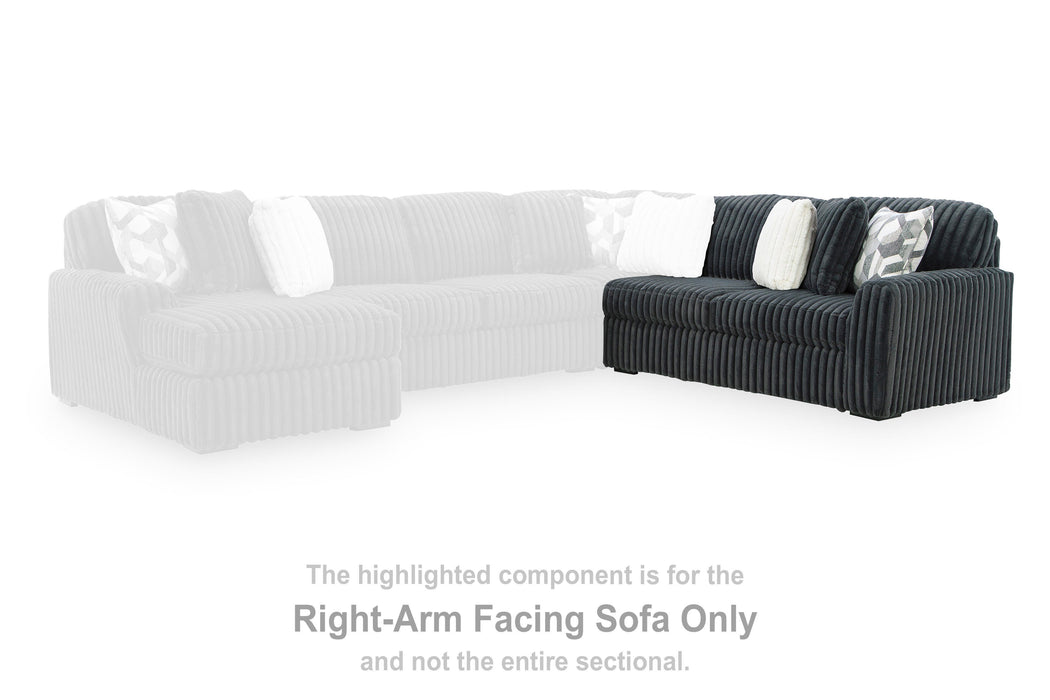 Midnight-Madness Sectional Sofa with Chaise