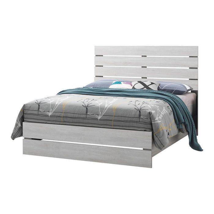 Brantford Queen Panel Bed Coastal White