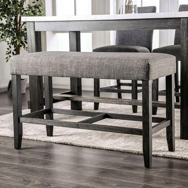 Brule Counter Height Bench Gray image