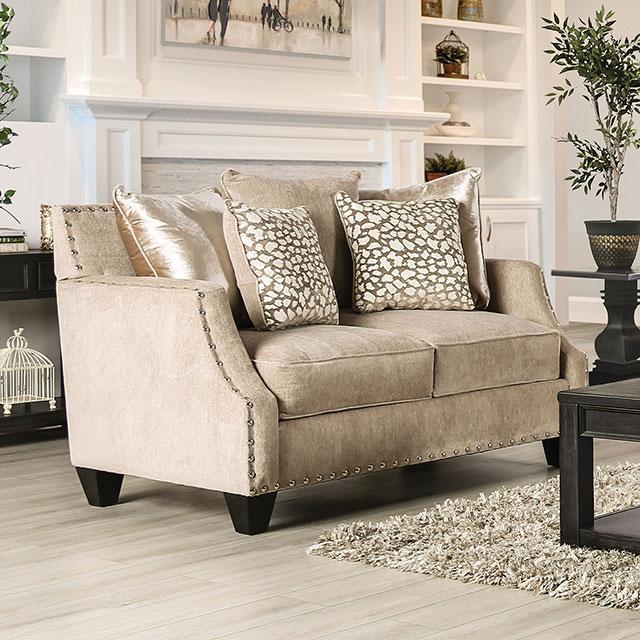 Hendon Loveseat Beige image