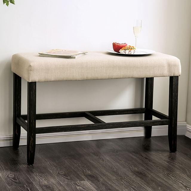 Brule Counter Height Bench Ivory image