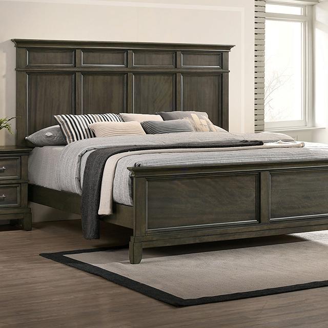HOUSTON Queen Bed, Gray