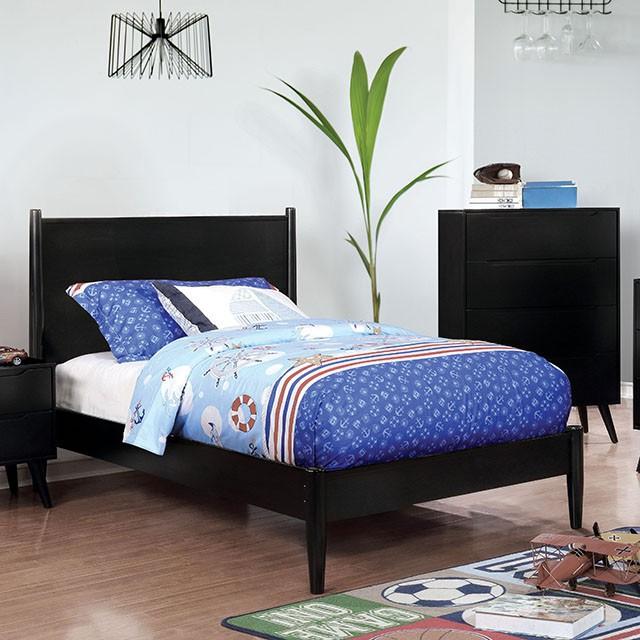 LENNART II Black Queen Bed