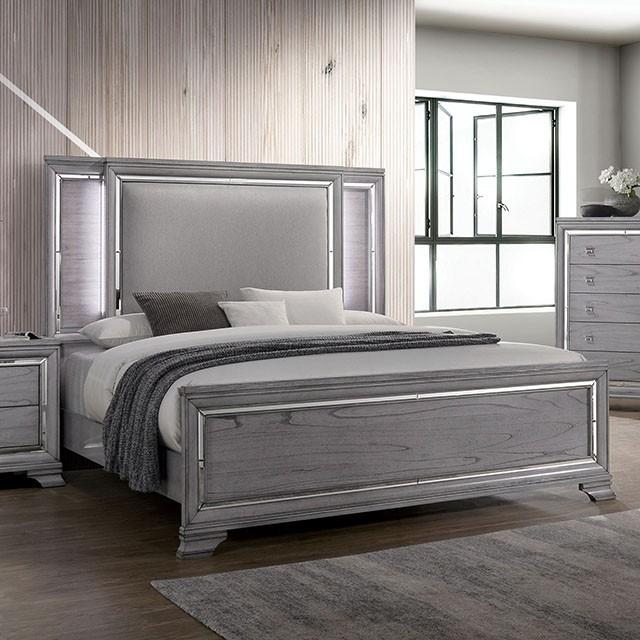 Alanis Light Gray E.King Bed