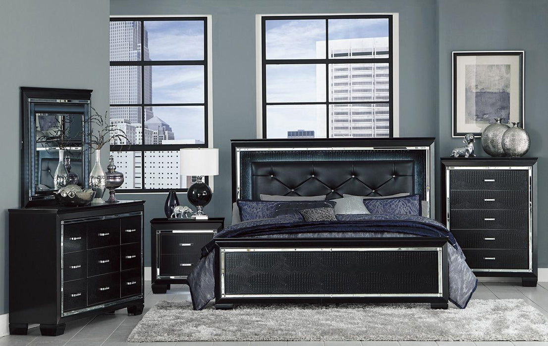 Homelegance Allura Dresser in Black 1916BK-5