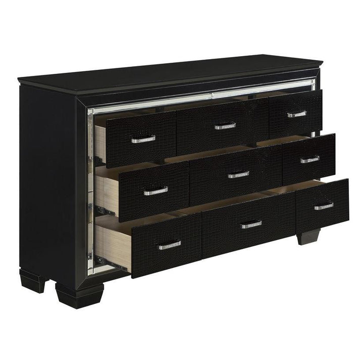 Homelegance Allura Dresser in Black 1916BK-5