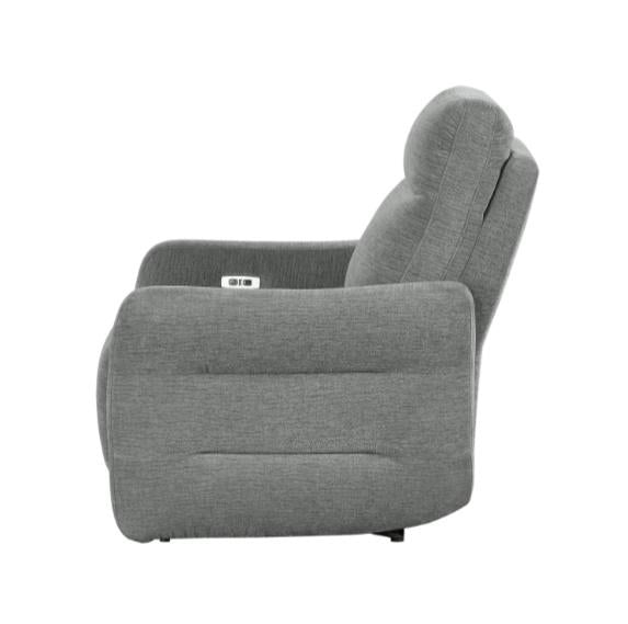 Edition Power Lay Flat Reclining Chair in Dove Grey 9804DV-1PWH