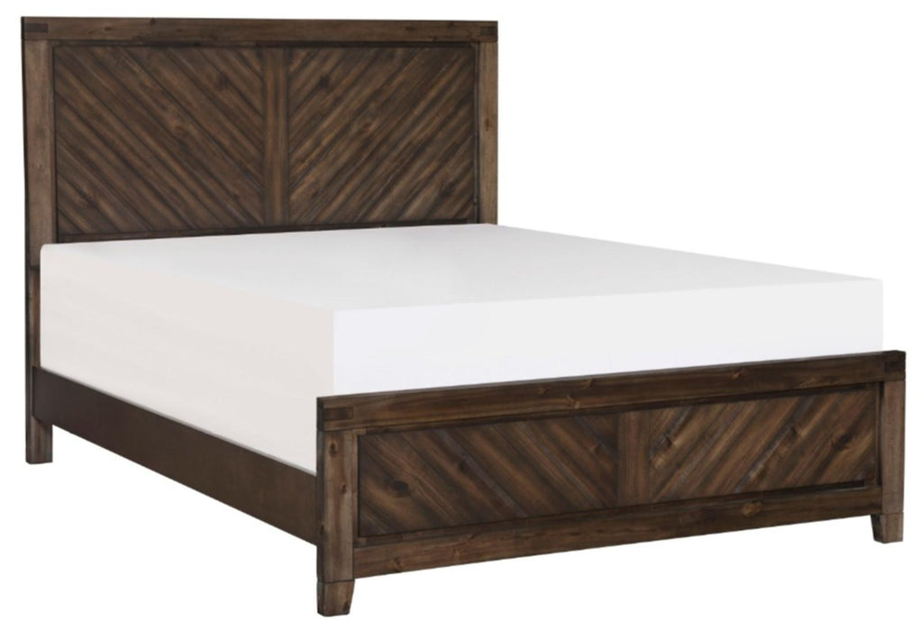 Parnell King Panel Bed in Rustic Cherry 1648K-1EK*