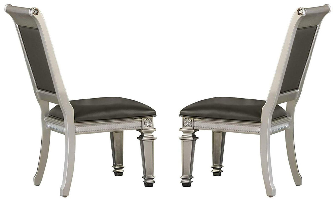 Bevelle Side Chair in Silver (Set of 2) 1958S image