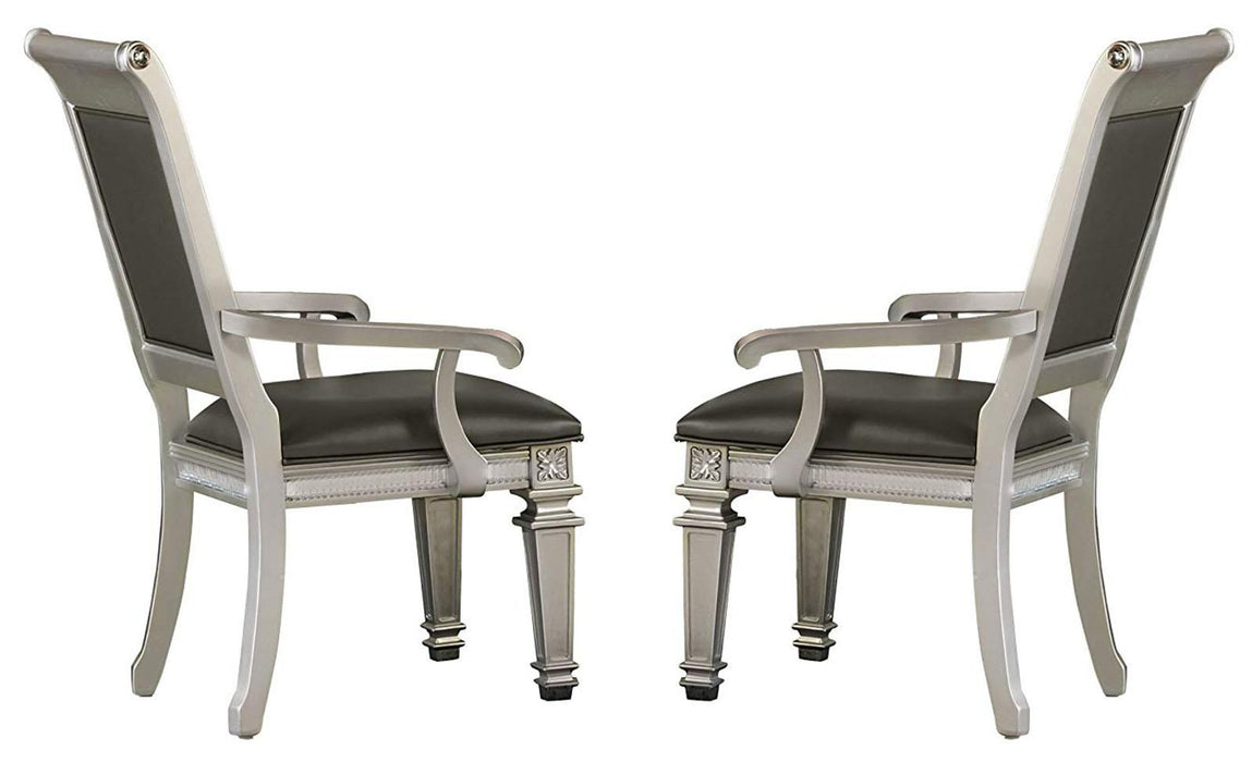 Bevelle Arm Chair in Silver (Set of 2) 1958A image