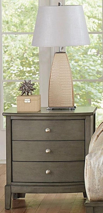 Cotterill 3 Drawer Nightstand in Gray 1730GY-4 image