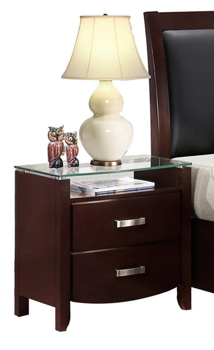 Lyric 2 Drawer Nightstand in Dark Espresso 1737NC-4 image