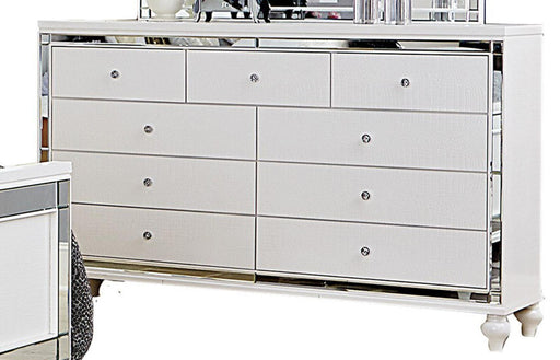 Alonza 9 Drawer Dresser in White 1845-5 image