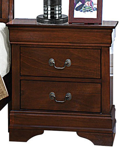 Mayville 2 Drawer Nightstand in Brown Cherry 2147-4 image