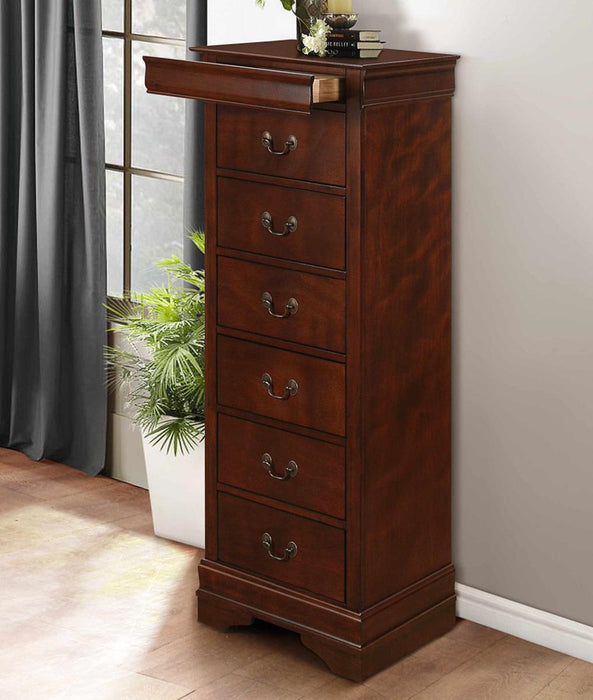 Mayville Lingerie Chest in Brown Cherry 2147-12 image