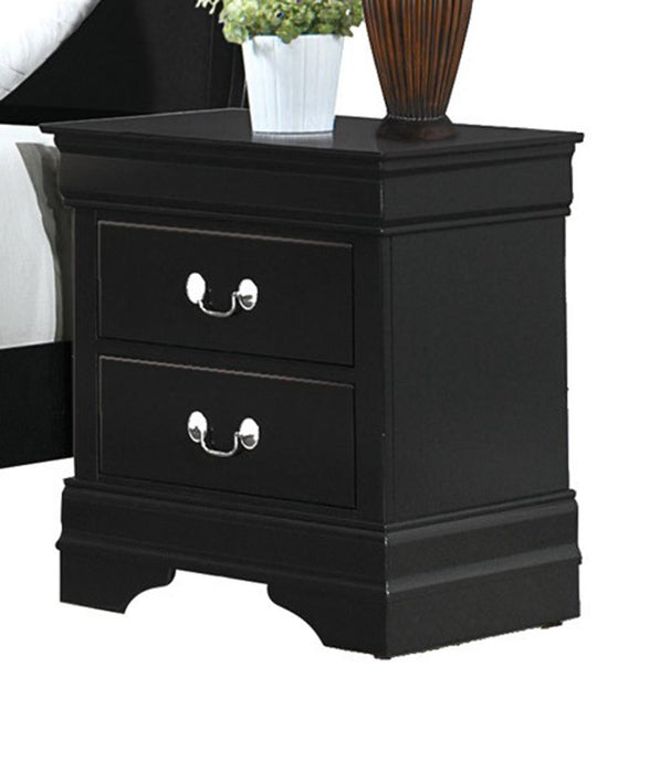 Mayville 2 Drawer Nightstand in Black 2147BK-4 image