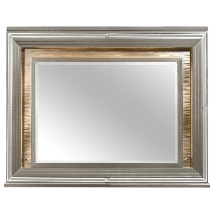 Tamsin Mirror in Silver Grey Metallic 1616-6 image