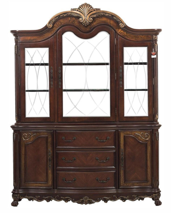 Homelegance Deryn Park Buffet and Hutch in Dark Cherry 2243-50* image