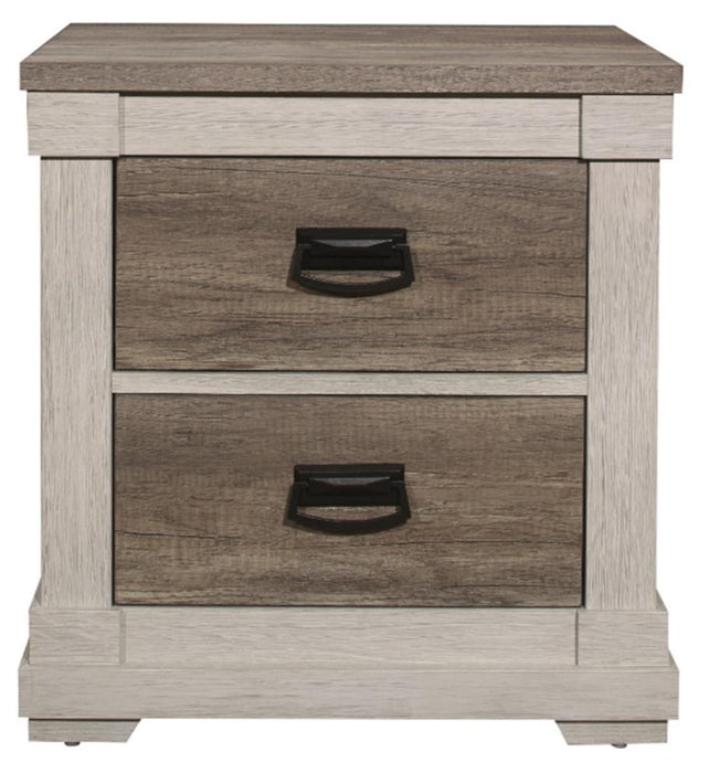 Homelegance Arcadia Nightstand in White & Weathered Gray 1677-4 image