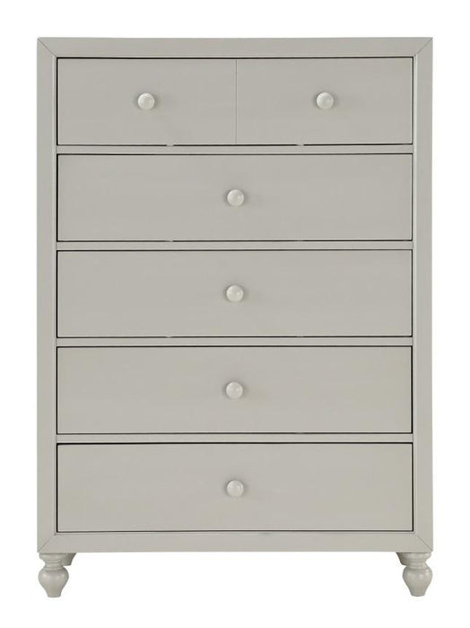 Homelegance Wellsummer 5 Drawer Chest in Gray 1803GY-9 image