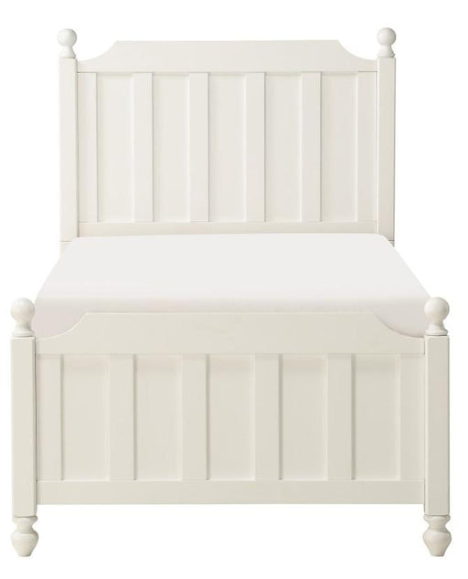 Wellsummer Twin Panel Bed in White 1803WT-1* image