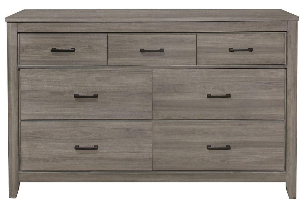 Homelegance Waldorf 7 Drawer Dresser in Dark Gray 1902-5 image