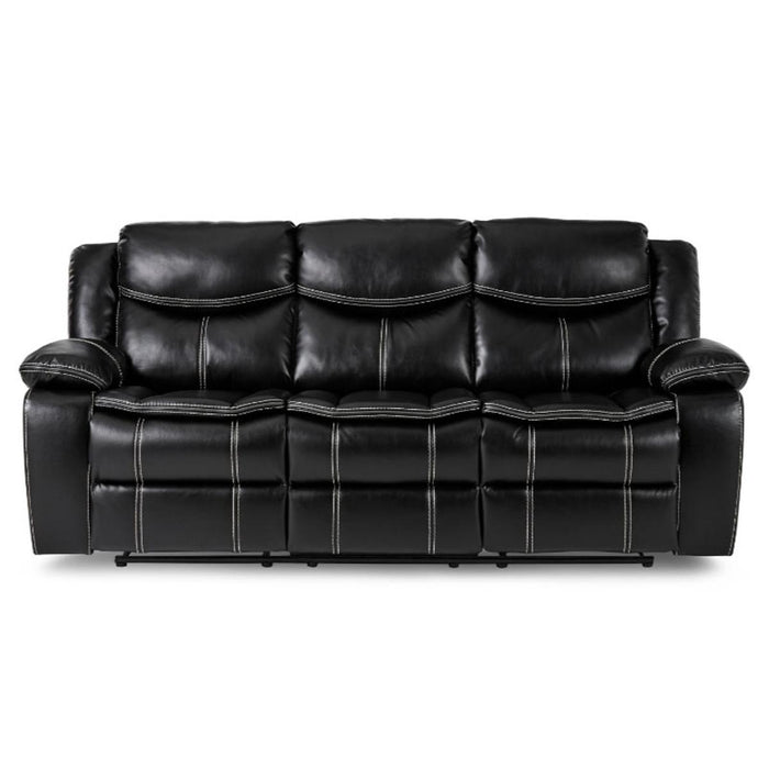 Bastrop Double Reclining Sofa in Black 8230BLK-3 image