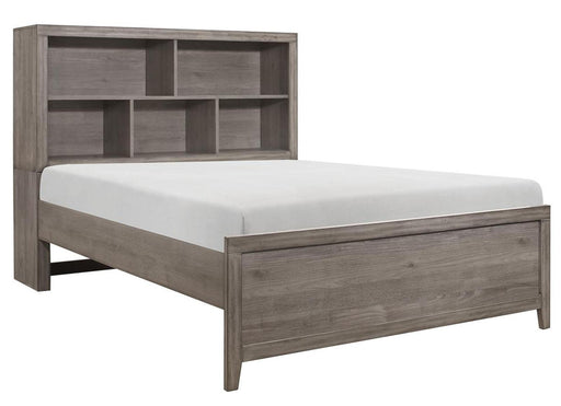 Homelegance Woodrow Full Platform Bed in Gray 2042NBF-1* image