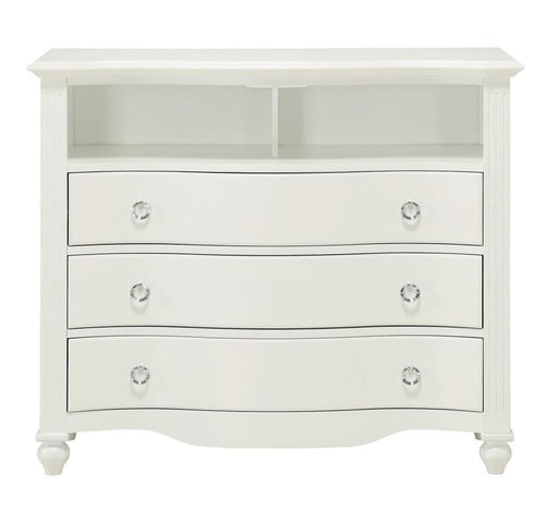 Meghan 3 Drawer Media Chest in White 2058WH-11 image