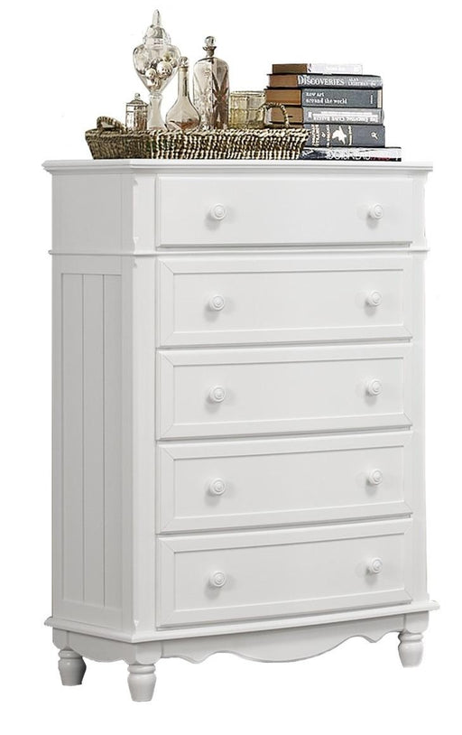 Clementine 5 Drawer Chest in White B1799-9 image