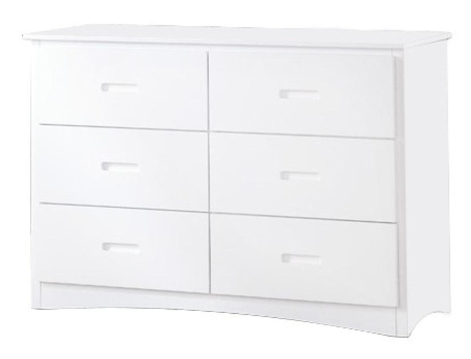 Galen 6 Drawer Dresser in White B2053W-5 image