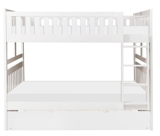 Galen Full/Full Bunk Bed w/ Twin Trundle in White B2053FFW-1*R image