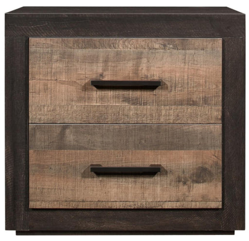 Miter Nightstand in Rustin Mahogany & Dark Ebony 1762-4 image