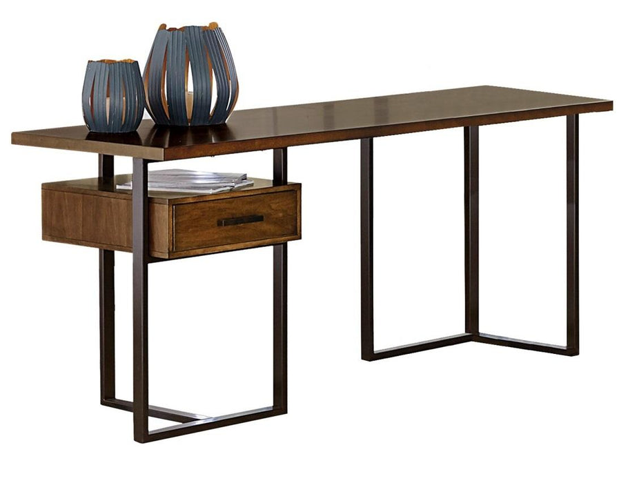 Sedley Return Desk with One Cabinet, Reversible in Walnut 5415RF-16* image