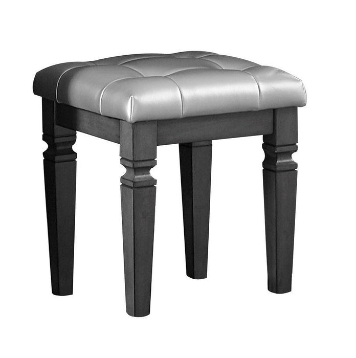 Allura Vanity Stool in Gray 1916GY-14 image