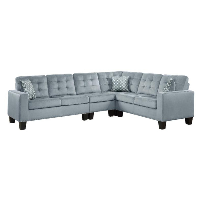 Lantana 2-Piece Reversible Sectional in Gray 9957GY*SC image