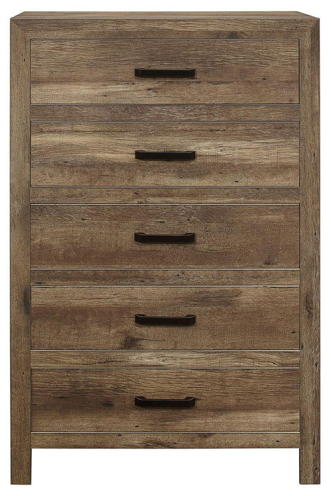 Mandan 5 Drawer Chest in Weathered Pine 1910-9 image